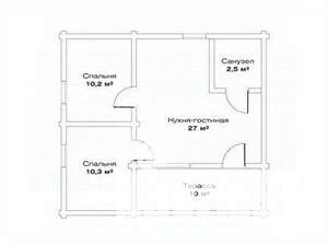 Дача 60м², 1-этажный, участок 6 сот.