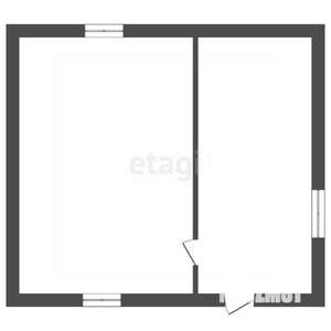 Дом 16м², 1-этажный, участок 4 сот.