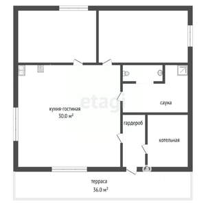 Дача 77м², 1-этажный, участок 16 сот.