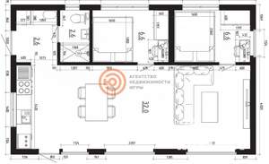 Дом 60м², 1-этажный, участок 1 сот.