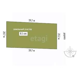 Дом 116м², 2-этажный, участок 8 сот.