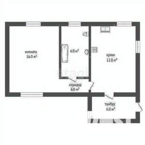 Дом 39м², 1-этажный, участок 8 сот.