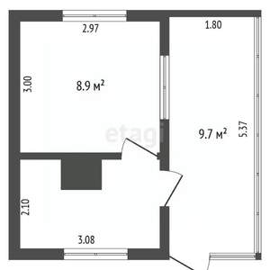 Дом 25м², 1-этажный, участок 4 сот.