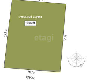 Дом 100м², 2-этажный, участок 10 сот.