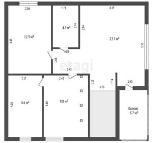 Дача 72м², 2-этажный, участок 5 сот.