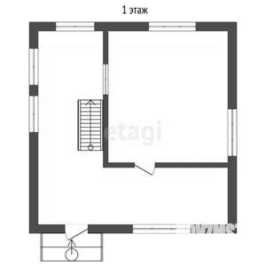 Дом 48м², 2-этажный, участок 6 сот.