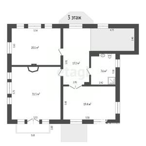 Дом 330м², 3-этажный, участок 15 сот.