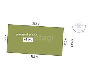 Дом 86м², 1-этажный, участок 7 сот.