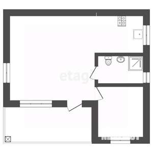 Дом 83м², 1-этажный, участок 6 сот.