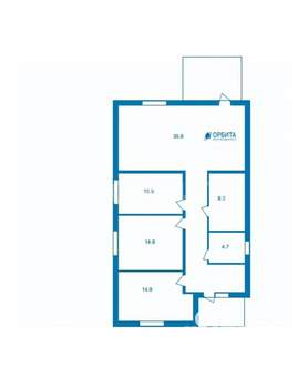 Дом 130м², 2-этажный, участок 5 сот.