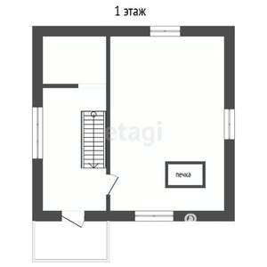 Дом 60м², 2-этажный, участок 6 сот.