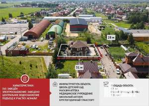 Дом 350м², 2-этажный, участок 9 сот.