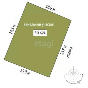 Дача 98м², 2-этажный, участок 5 сот.