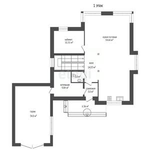 Дом 185м², 2-этажный, участок 13 сот.