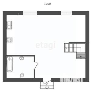 Дом 30м², 2-этажный, участок 5 сот.