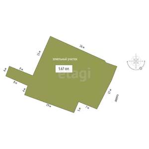 Дом 168м², 2-этажный, участок 6 сот.