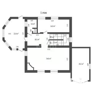 Дом 147м², 2-этажный, участок 5 сот.