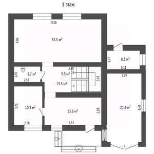Дом 178м², 2-этажный, участок 10 сот.