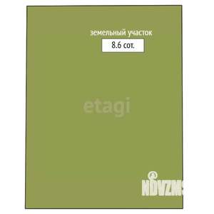 Дом 60м², 1-этажный, участок 9 сот.