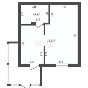 Дом 60м², 2-этажный, участок 4 сот.