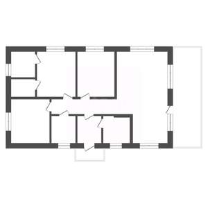 Дом 121м², 1-этажный, участок 5 сот.