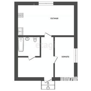 Дом 60м², 2-этажный, участок 5 сот.