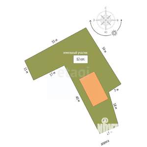 Дом 175м², 2-этажный, участок 12 сот.