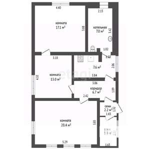 Дом 78м², 1-этажный, участок 14 сот.