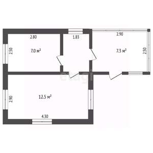 Дом 20м², 1-этажный, участок 5 сот.