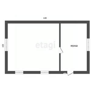 Дом 20м², 1-этажный, участок 4 сот.