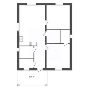 Дом 80м², 1-этажный, участок 5 сот.