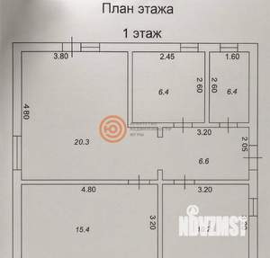 Дом 70м², 1-этажный, участок 4 сот.