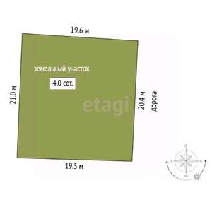 Дача 29м², 2-этажный, участок 4 сот.