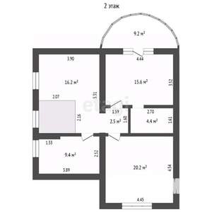 Дом 147м², 2-этажный, участок 15 сот.