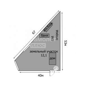 Дом 118м², 2-этажный, участок 12 сот.