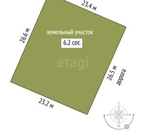 Дом 47м², 2-этажный, участок 6 сот.