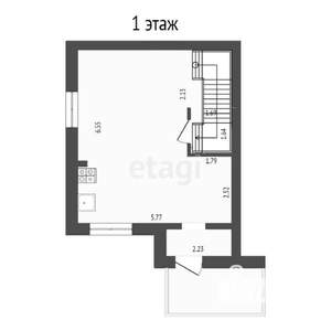 Таунхаус 113м², 3-этажный, участок 2 сот.