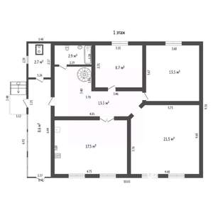 Дом 144м², 2-этажный, участок 15 сот.