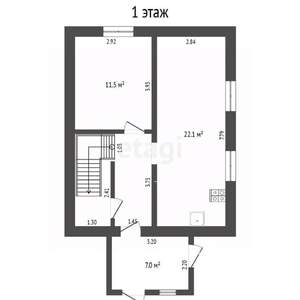 Дом 95м², 2-этажный, участок 4 сот.