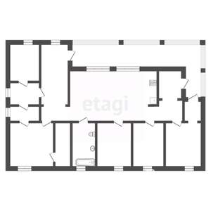Дом 128м², 1-этажный, участок 9 сот.