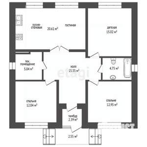 Дача 88м², 1-этажный, участок 8 сот.