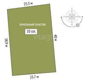 Дом 100м², 1-этажный, участок 10 сот.