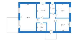 Дом 85м², 2-этажный, участок 0 сот.