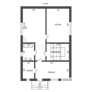 Дом 153м², 2-этажный, участок 8 сот.