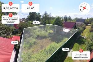 Дом 26м², 1-этажный, участок 4 сот.