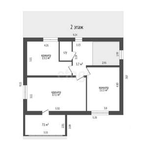 Дом 184м², 2-этажный, участок 8 сот.
