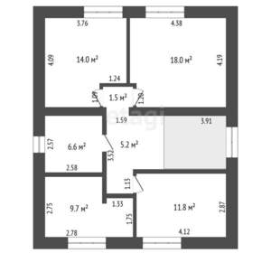 Дом 178м², 2-этажный, участок 10 сот.