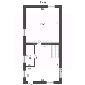 Дом 103м², 2-этажный, участок 3 сот.