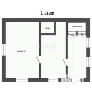 Дом 40м², 1-этажный, участок 5 сот.