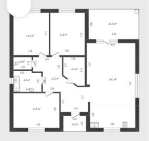 Дача 120м², 2-этажный, участок 6 сот.